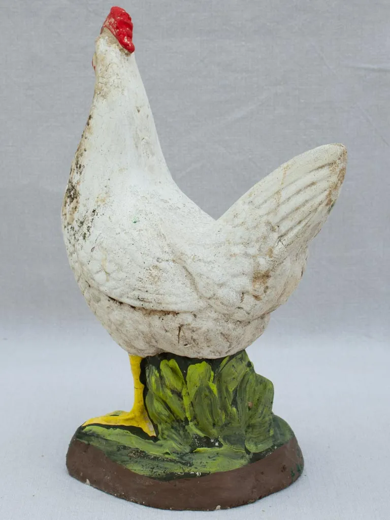 1960's French decorative garden hen