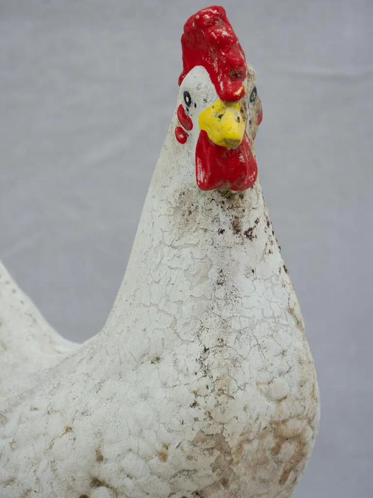 1960's French decorative garden hen