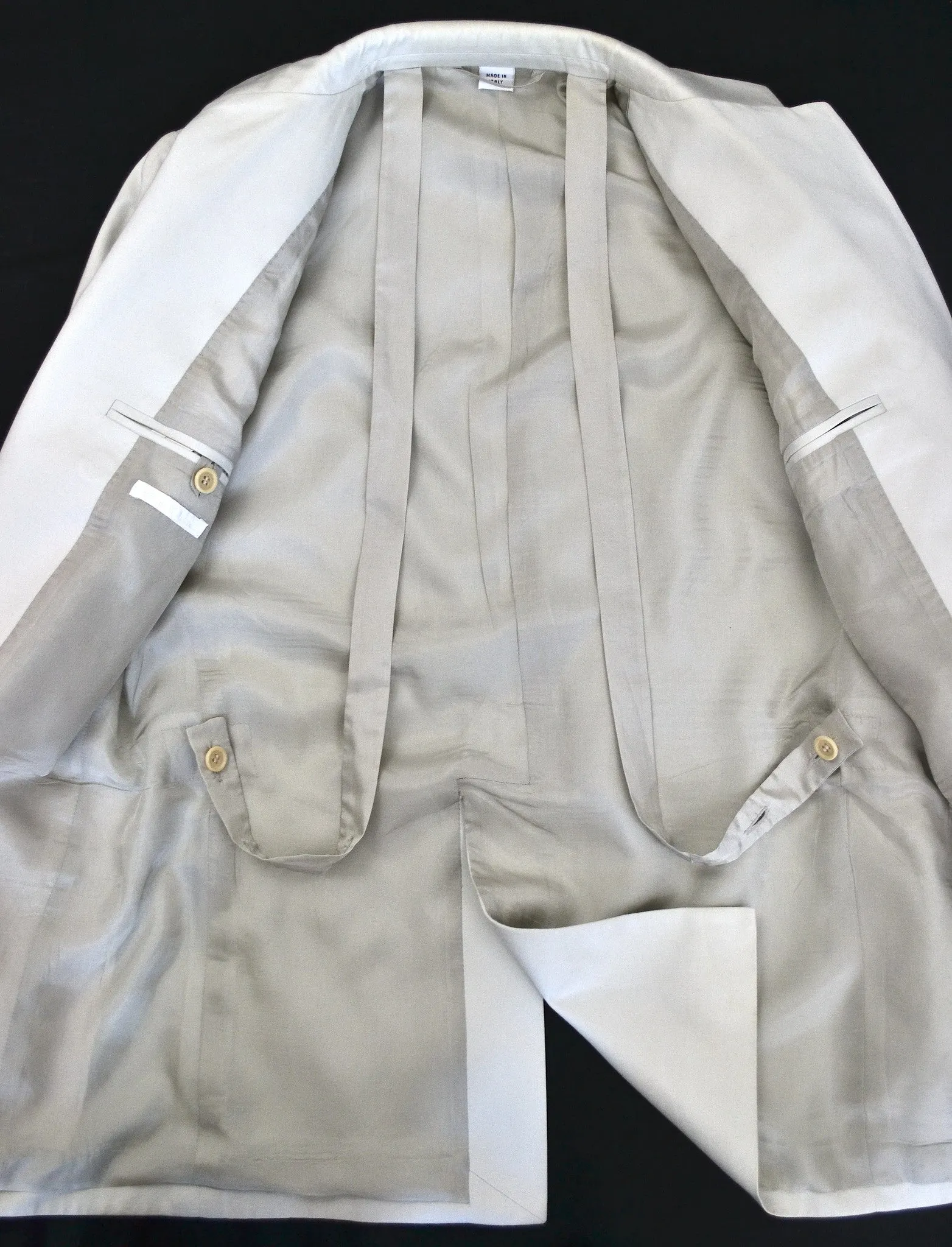 2002 Sateen Cotton Tailored Jacket with Bondage Straps