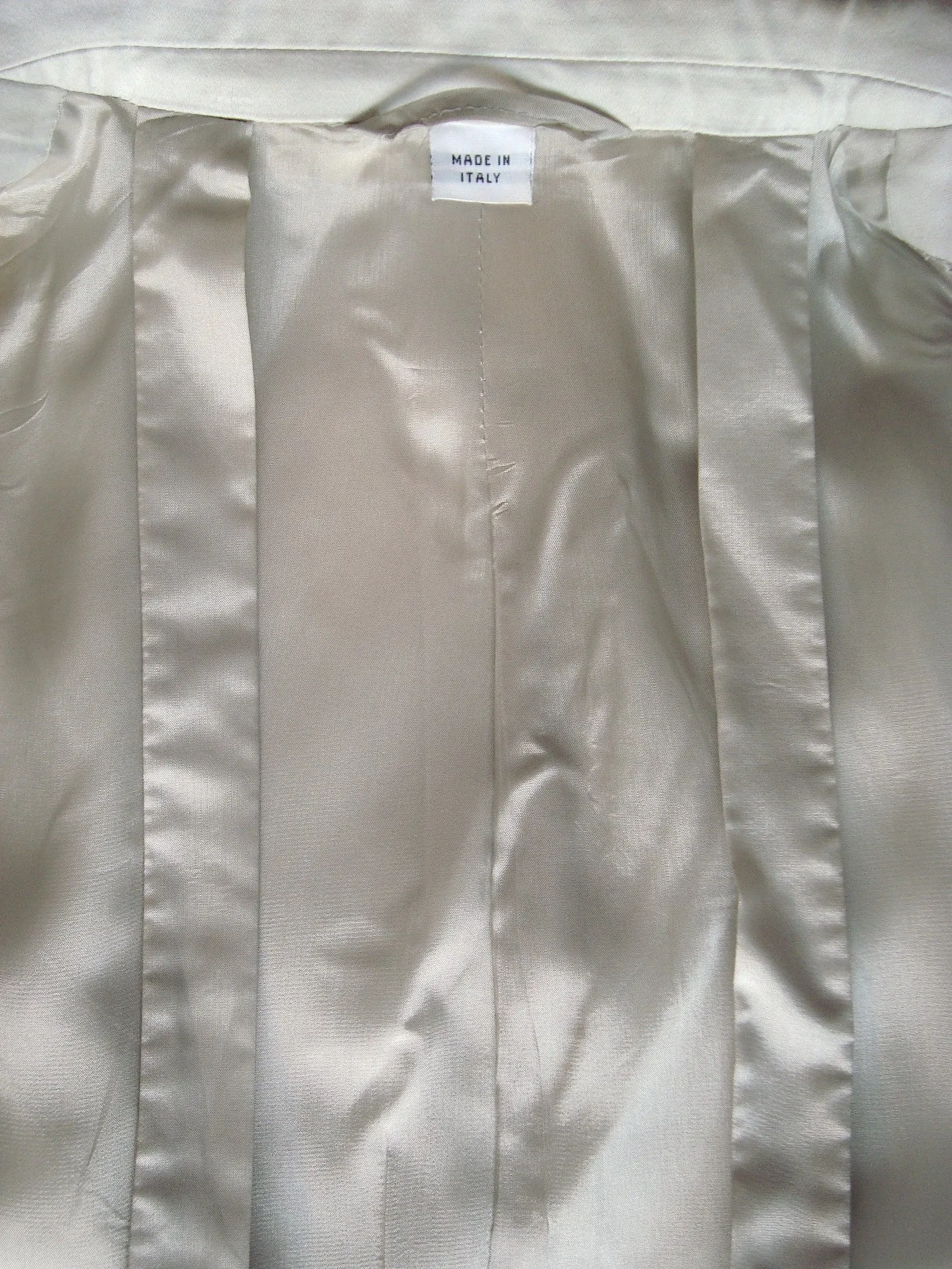 2002 Sateen Cotton Tailored Jacket with Bondage Straps