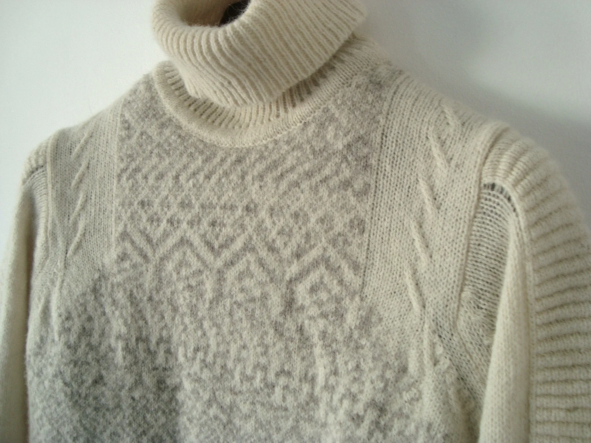 2005 Heavy Virgin Wool Biker Sweater