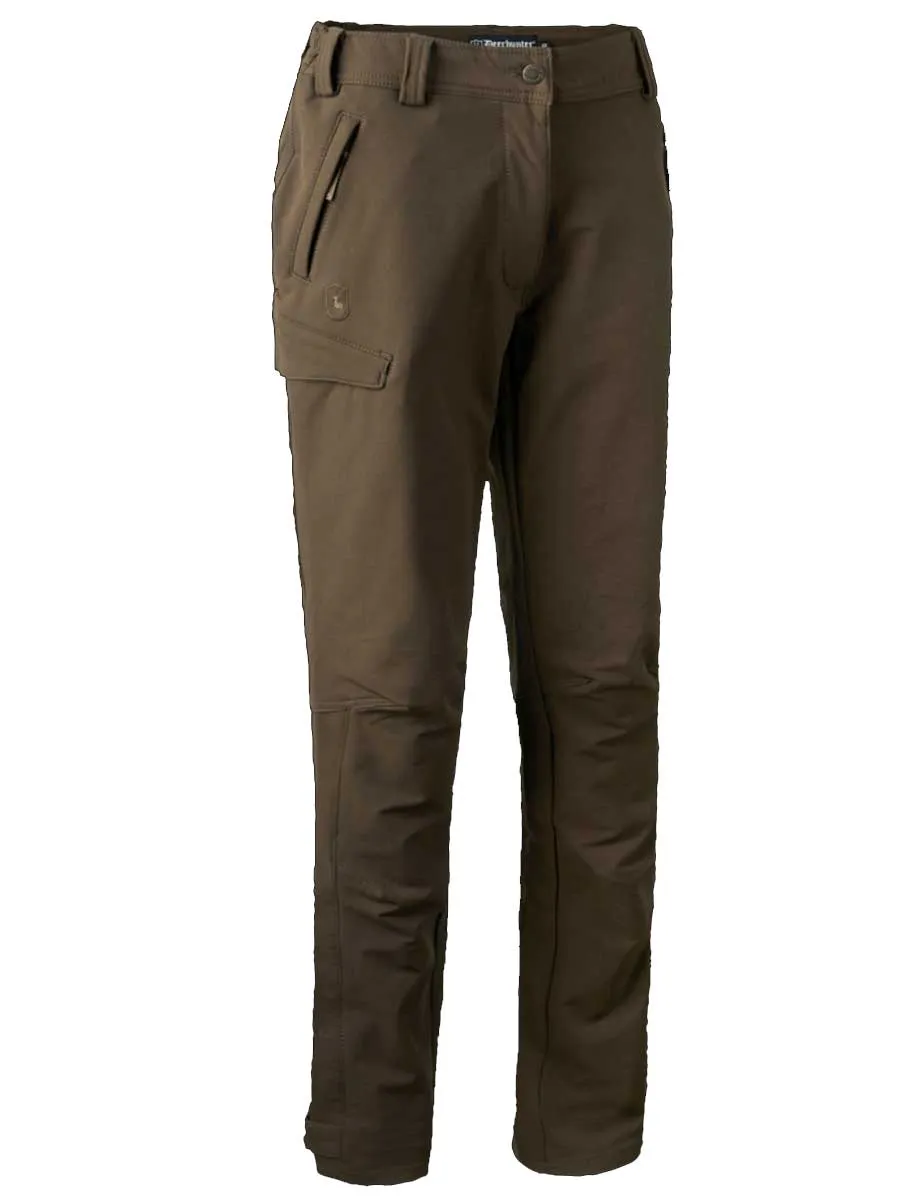 30% OFF DEERHUNTER Lady Ann Full Stretch Trousers - Fallen Leaf - Size: UK 16 (EU44)