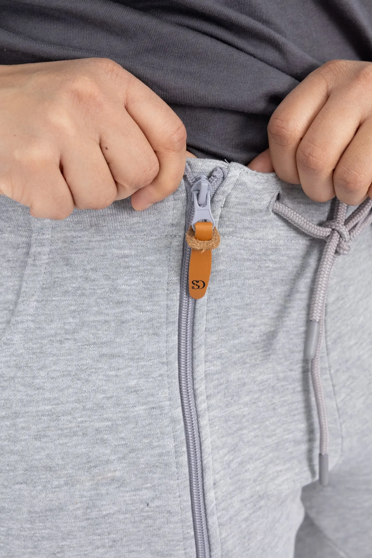 Adaptive Kids Sweatpants with Full-Leg Zippers for Easy Undressing