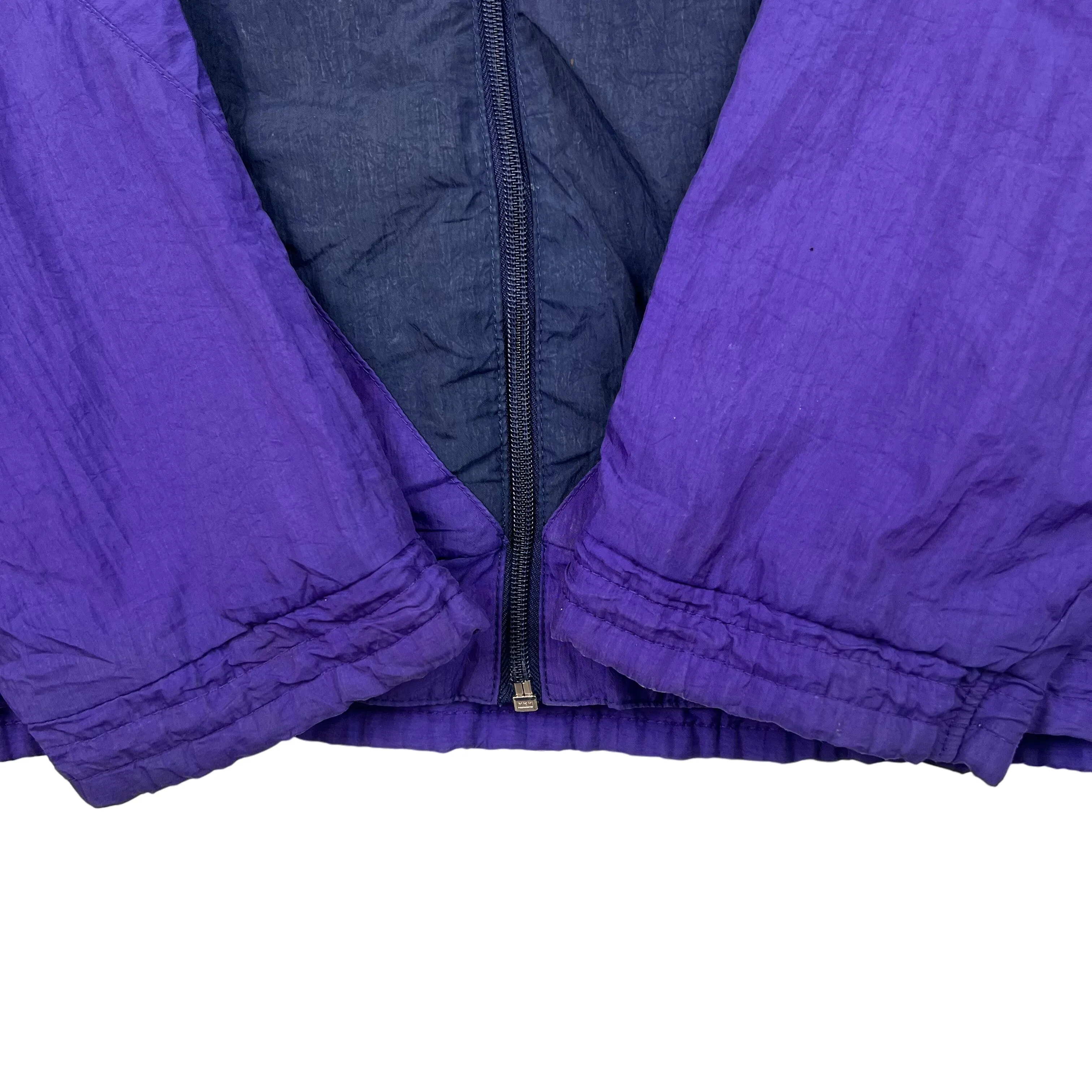 Adidas 90's Colourblock Track Jacket Purple Navy