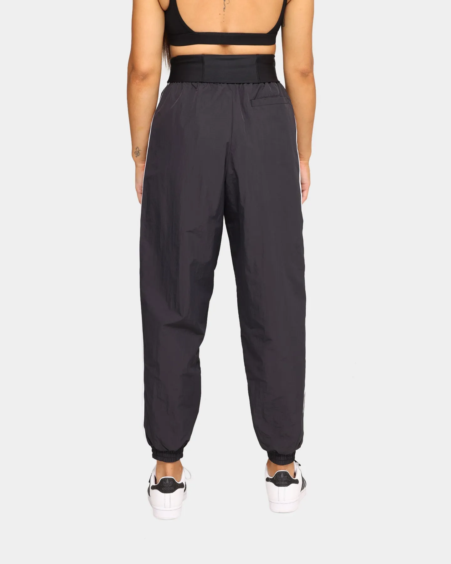 Adidas Double-Waistband Fashion Track Pants Black