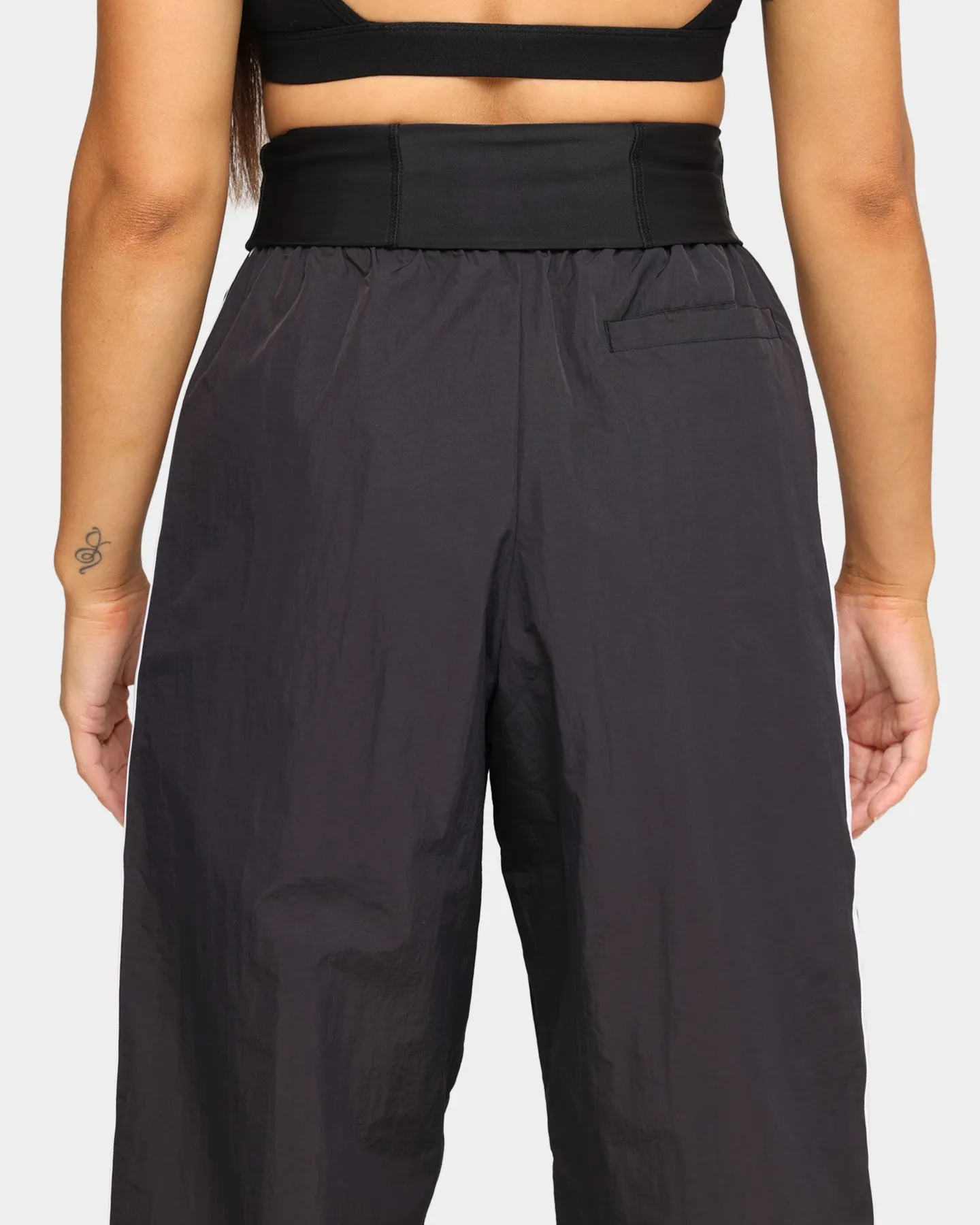 Adidas Double-Waistband Fashion Track Pants Black