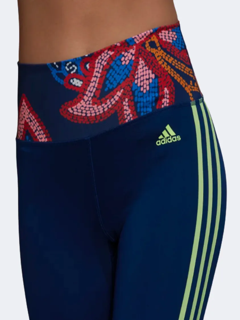 Adidas Farm Rio Essentials 7/8 Women Training Tight Navy/Multi