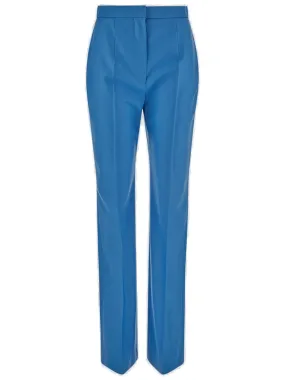 Alexander McQueen High Waist Straight Leg Trousers