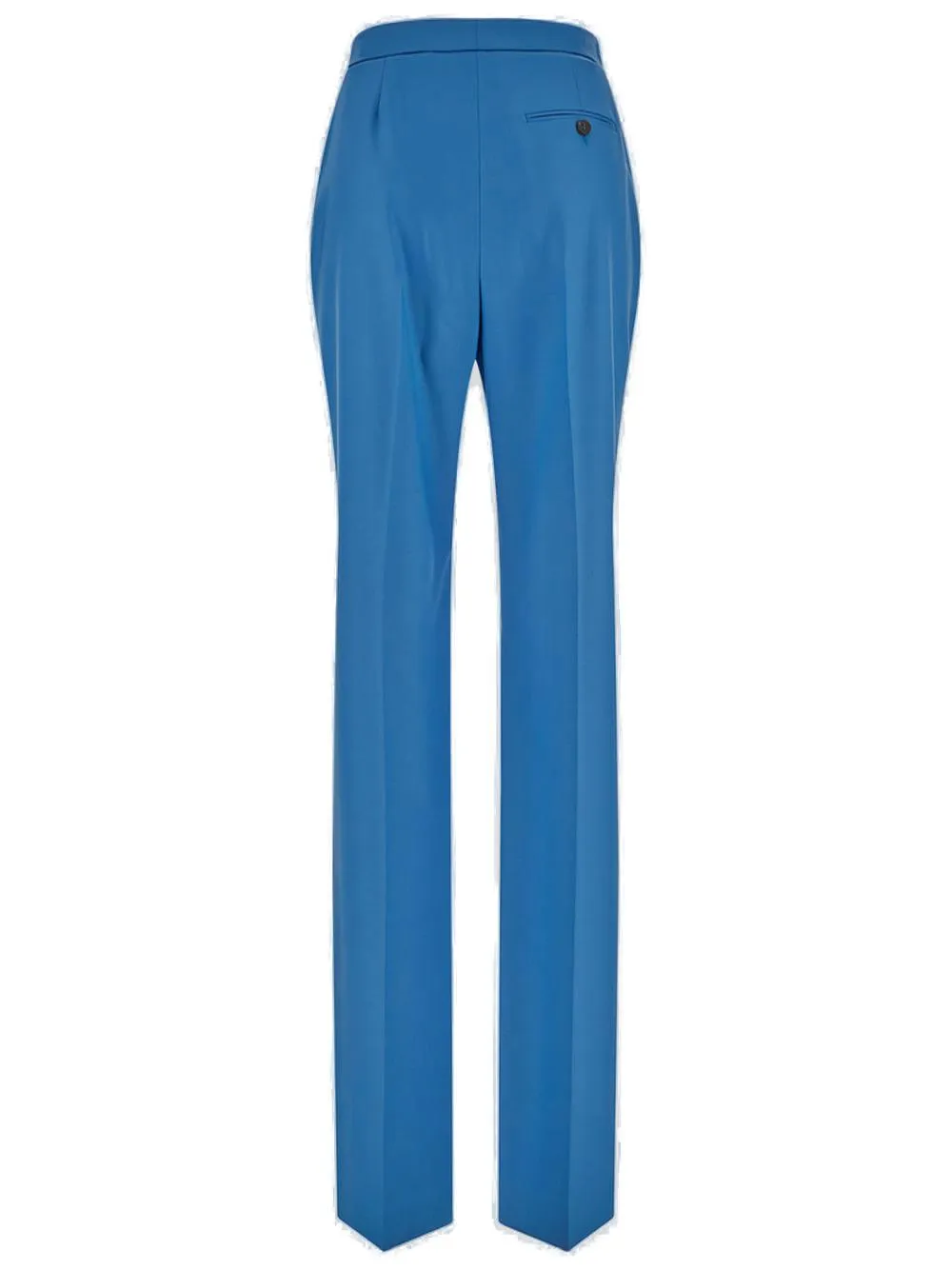 Alexander McQueen High Waist Straight Leg Trousers