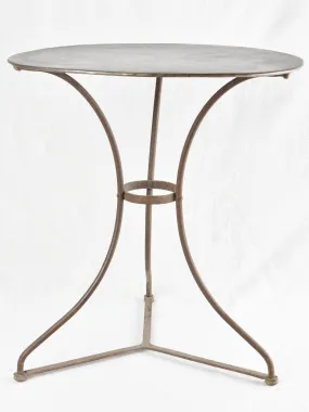 Antique French iron garden table