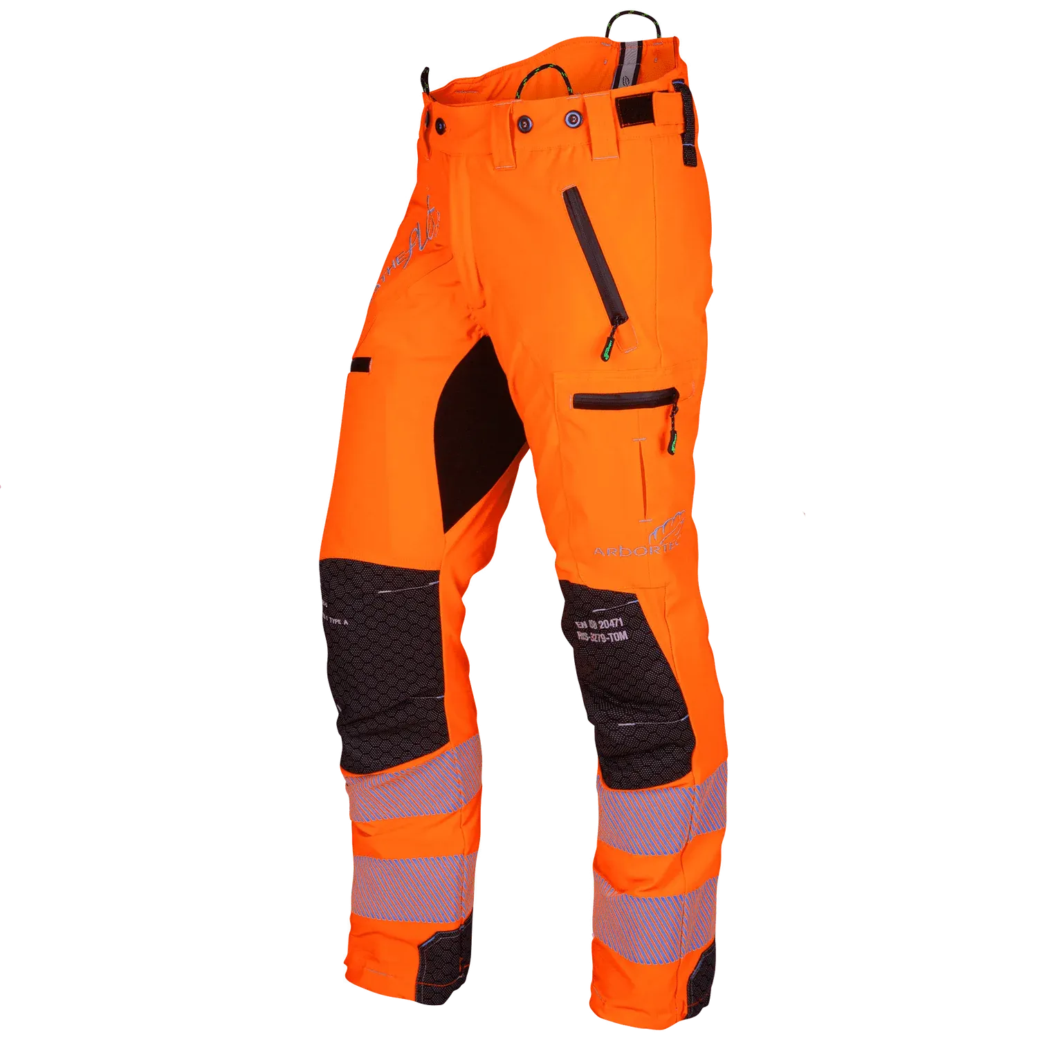 Arbortec Breatheflex Pro ATHV4060 Hi-Vis Chainsaw Trousers Type A Class 1