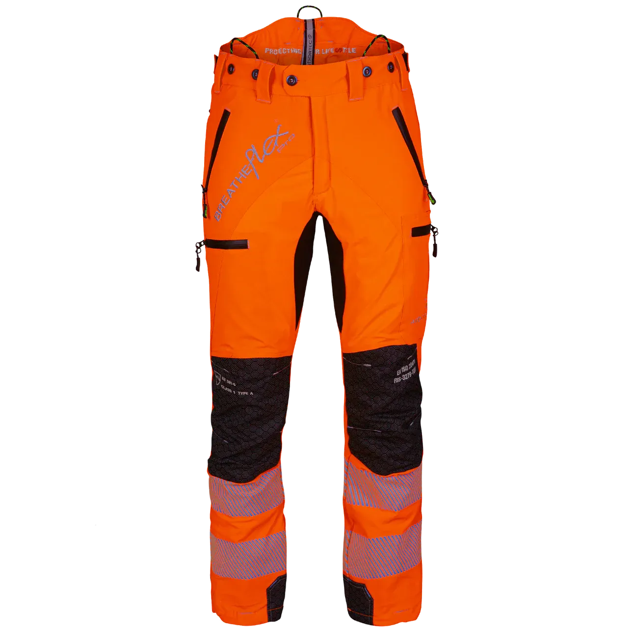 Arbortec Breatheflex Pro ATHV4060 Hi-Vis Chainsaw Trousers Type A Class 1