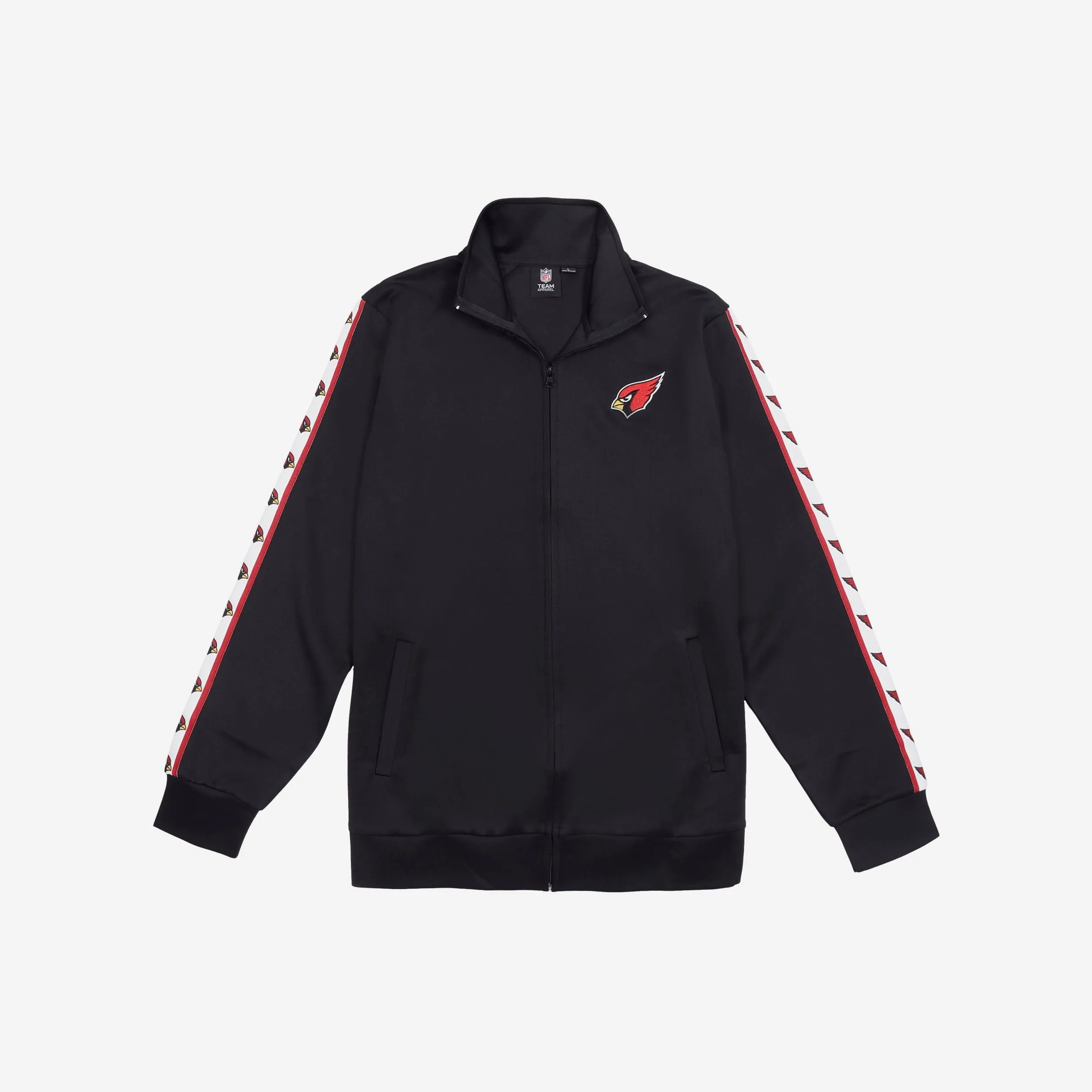 Arizona Cardinals Stripe Logo Track Jacket