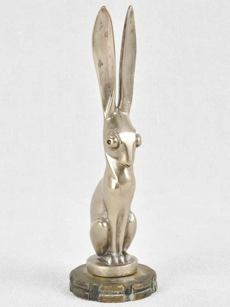 Art Deco Becquerel car mascot - hare 8¼"