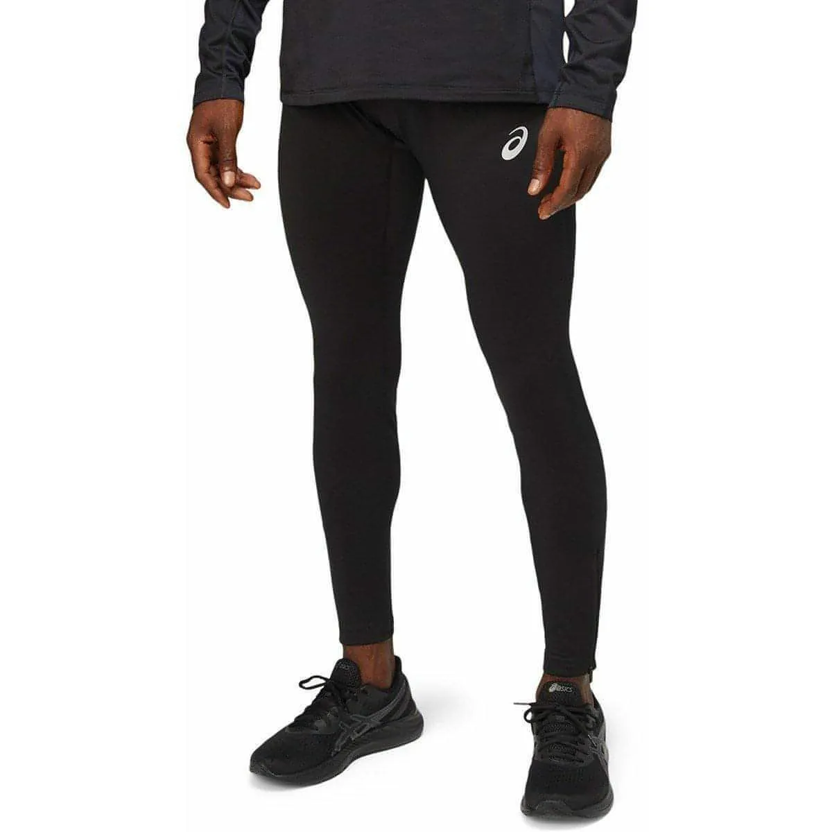 Asics Core Winter Mens Long Running Tights - Black