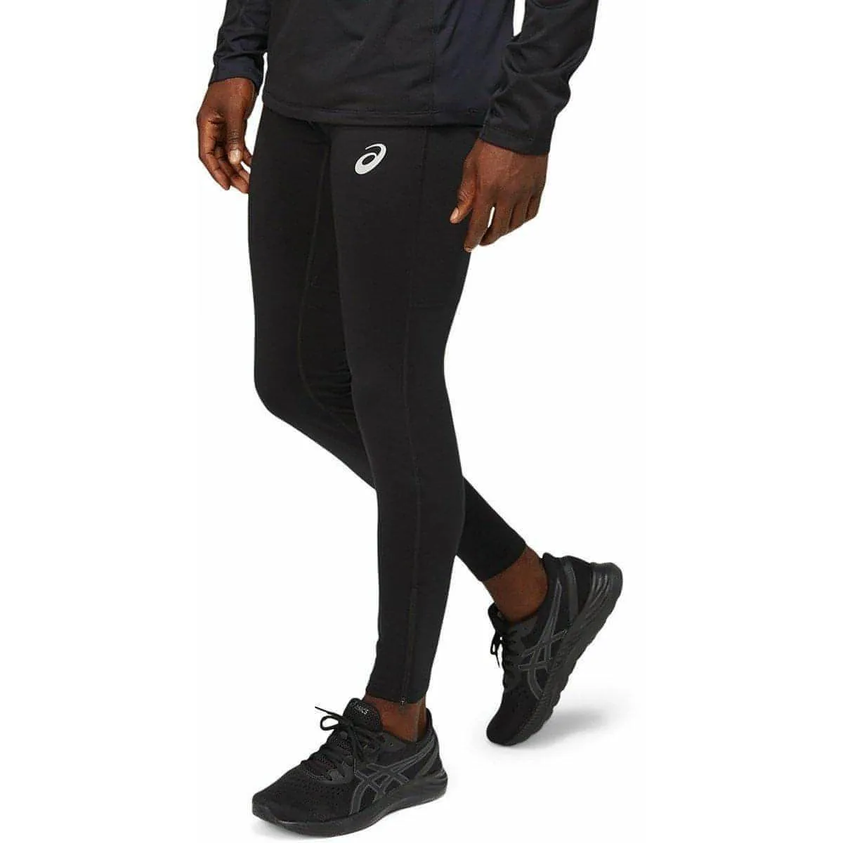 Asics Core Winter Mens Long Running Tights - Black