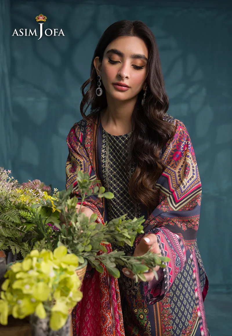 Asim Jofa Gul Rung Stitched/Pret Collection – AJGR-12