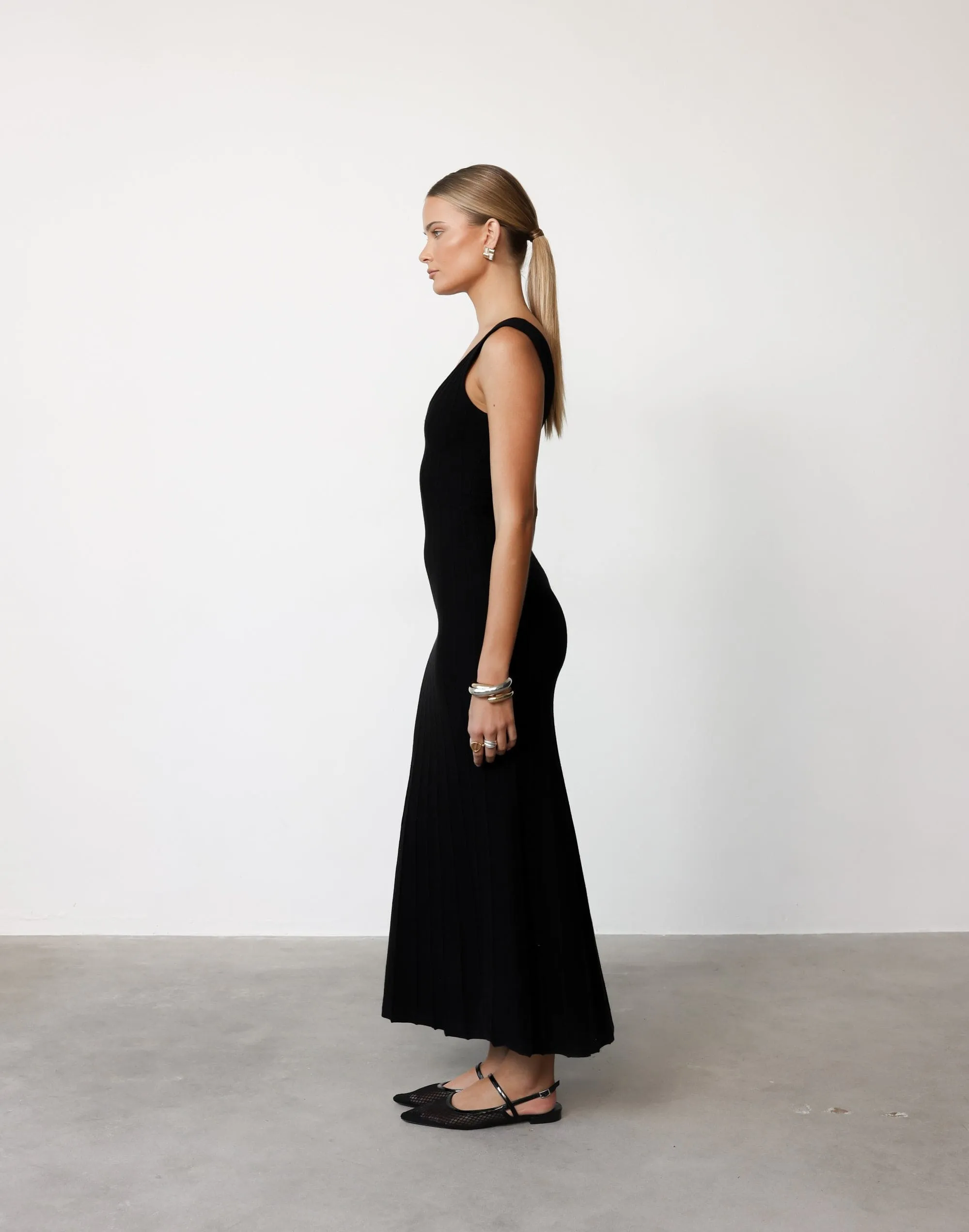 Aurelia Maxi Dress (Black)