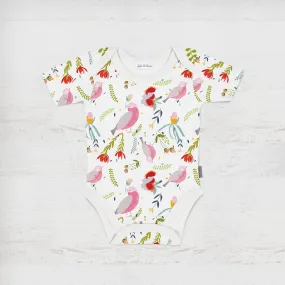 Bamboo Baby Onesie Romper - Georgie the Galah by Suki McMaster