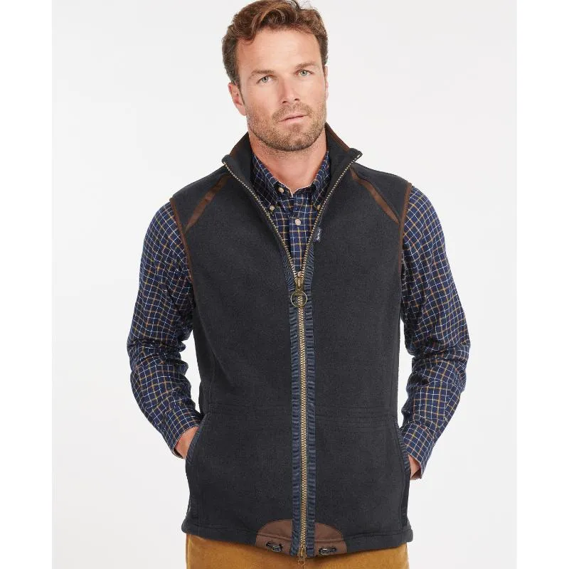 Barbour Langdale Mens Fleece Gilet - Navy