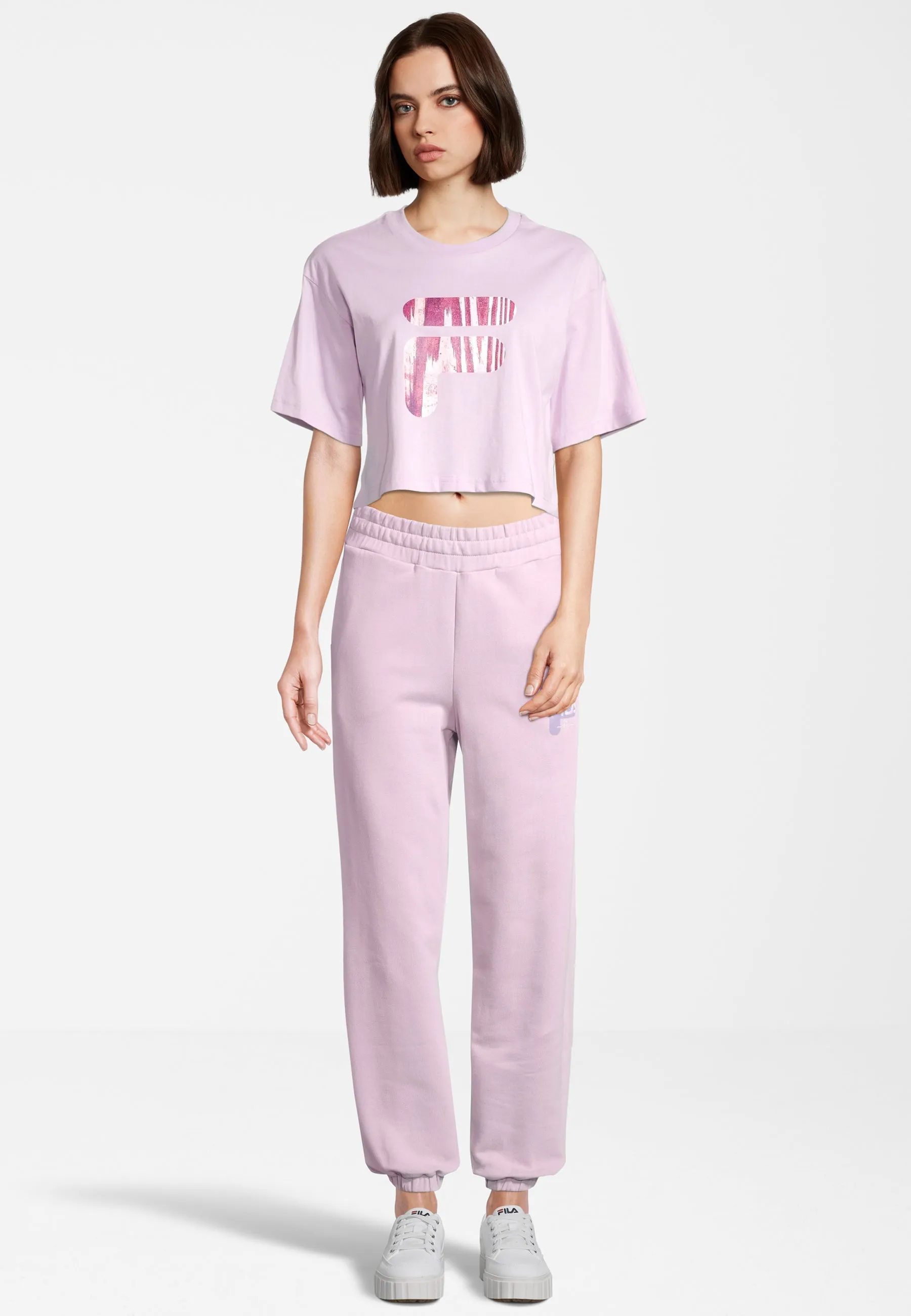 Bauler High Waist Sweat Pants - Fair Orchid