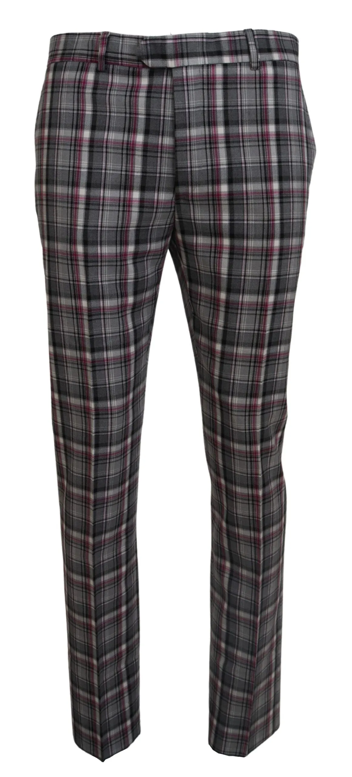 BENCIVENGA Checkered Couture Chino Pants for Men