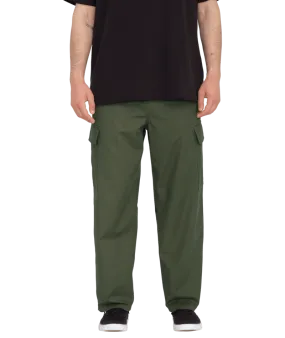 Billow Tapered Cargo Trousers in Squadron Green