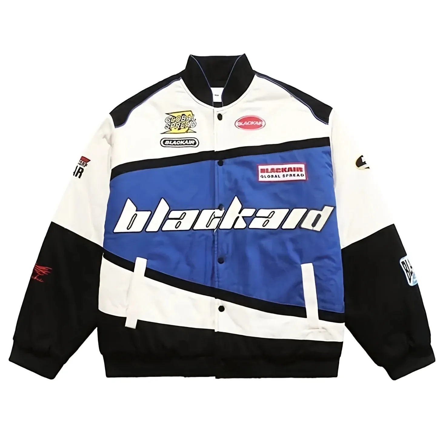 Black Air Racing Jacket – Stylish & Durable for Motorsport Fans