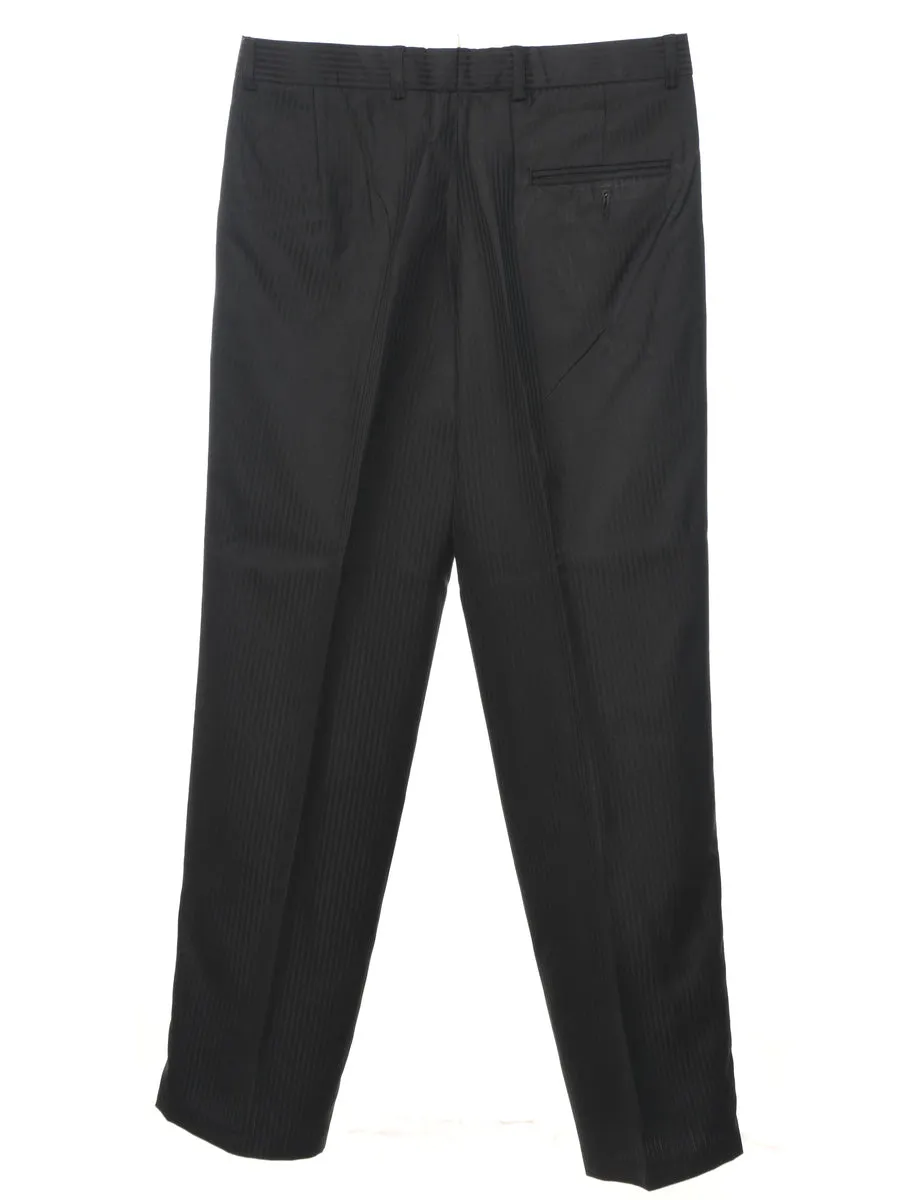 Black Casual Trousers - W34 L29