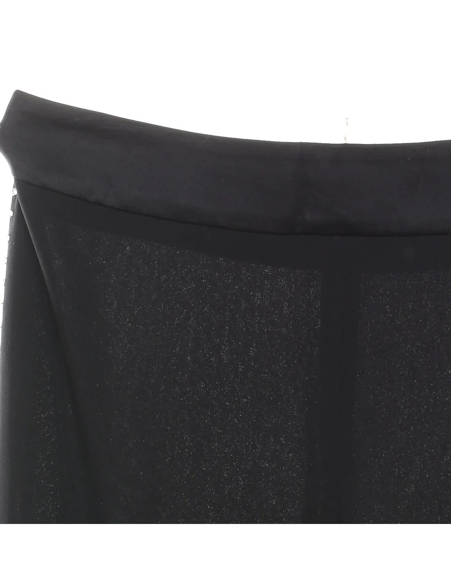 Black Classic Culotte Trousers - W35 L31