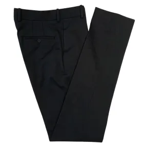 Black Cotton Twill Trouser