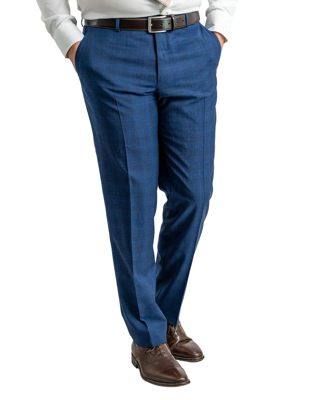 Blue Reda Super 110s Tonal Check Suit