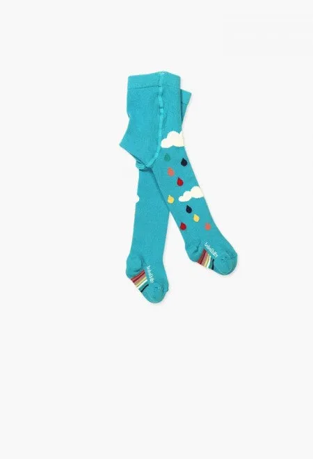 Boboli Tights - Turquoise