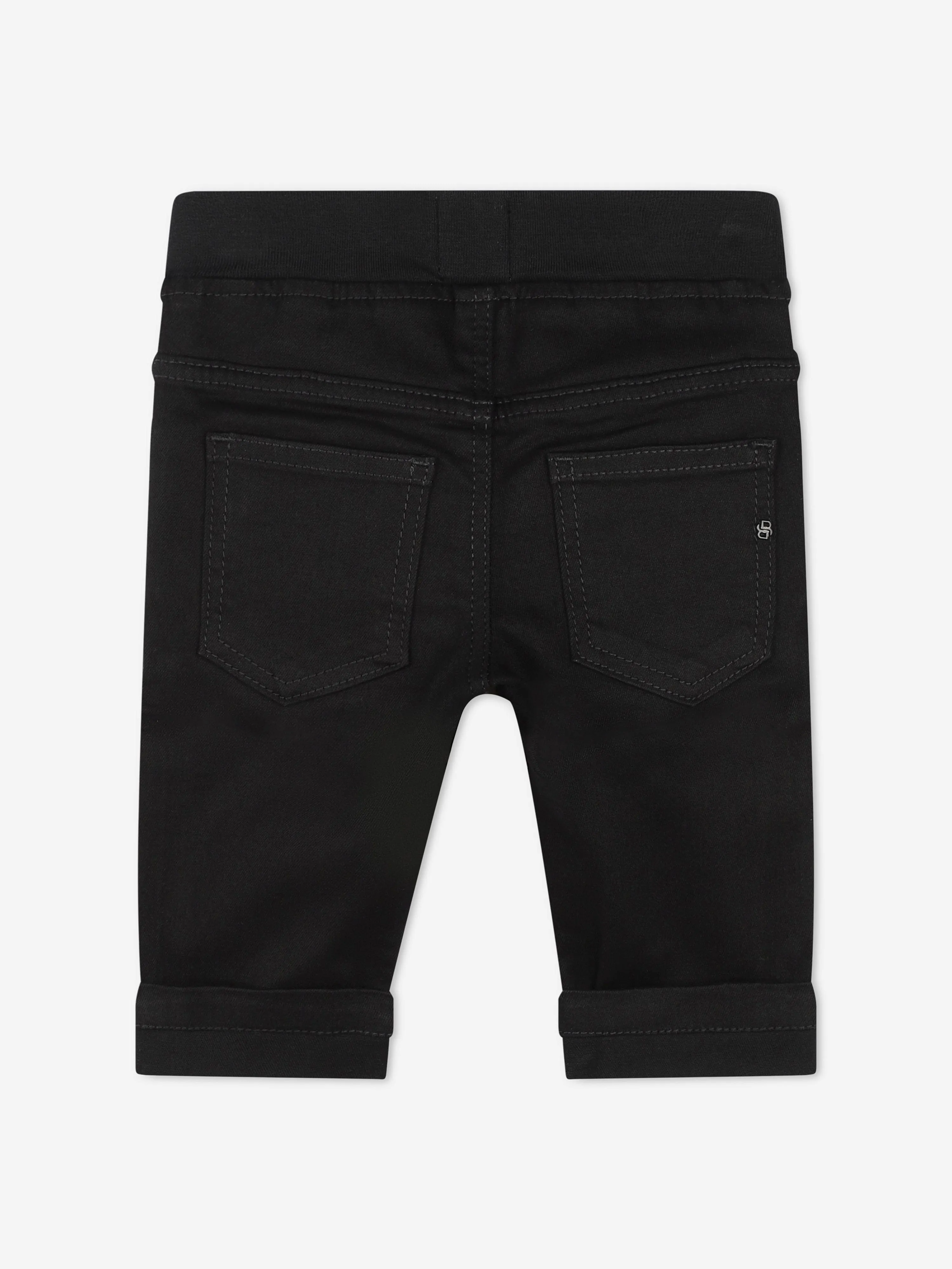 BOSS Baby Boys Denim Trousers in Black