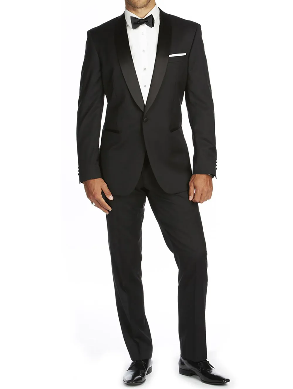 Braveman Men's Shawl Lapel Runway Tuxedo