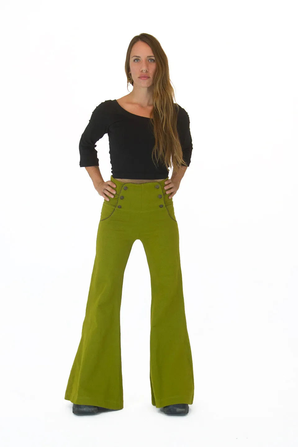 Bridget Pant High Waist Solid