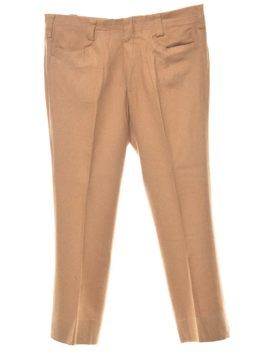 Brown Classic Trousers - W34 L28