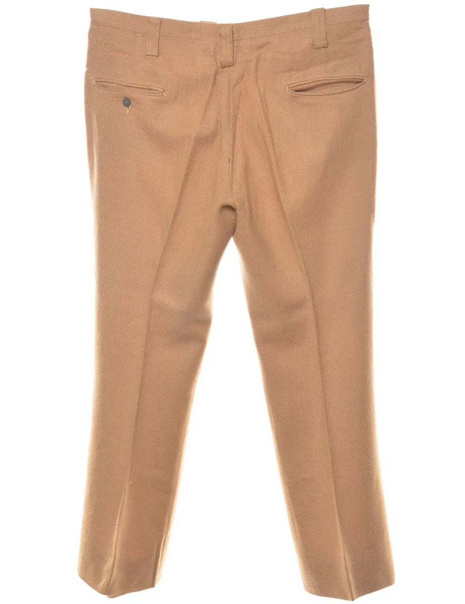 Brown Classic Trousers - W34 L28