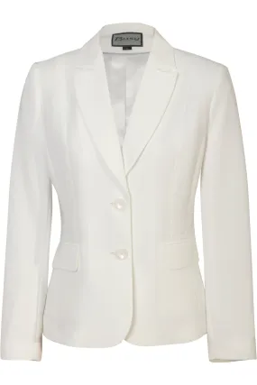 Busy Clothing Womens Light Cream / Off White Suit Jacket