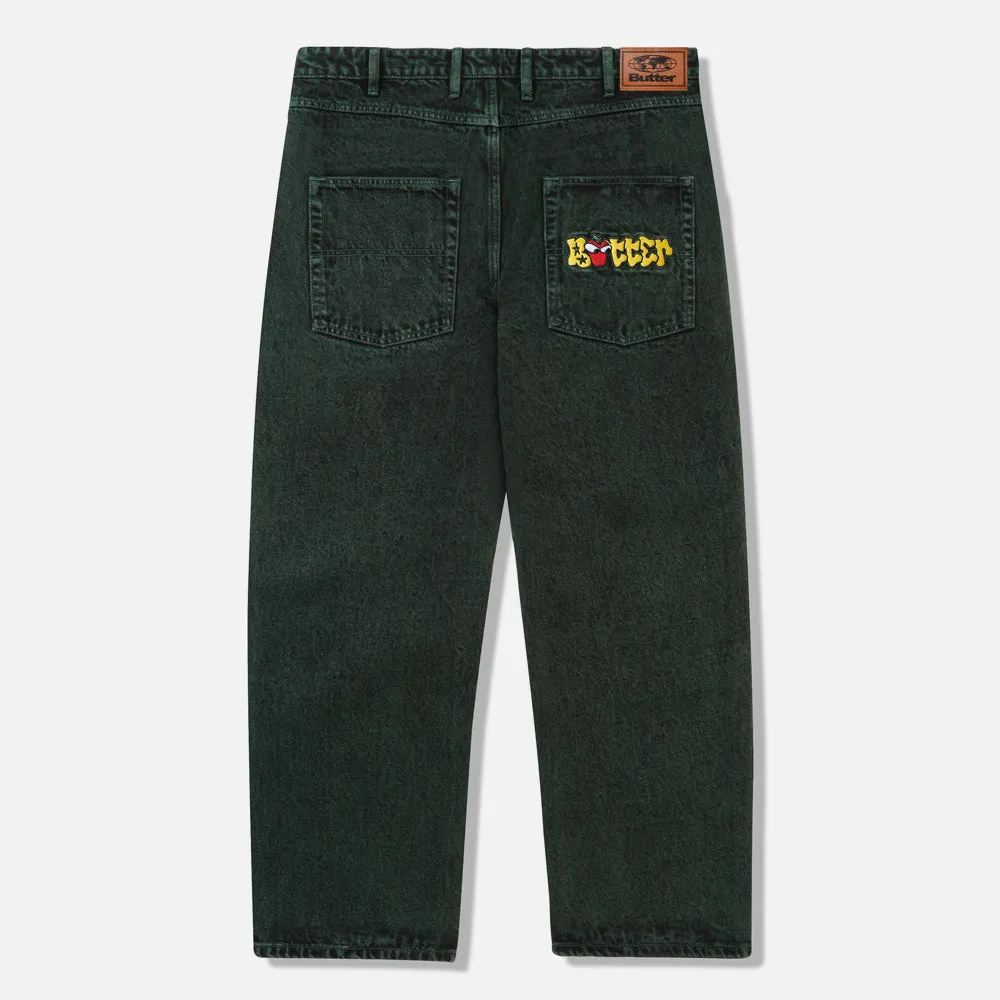 Butter Goods - Big Apple Denim Jeans - Acid Fern