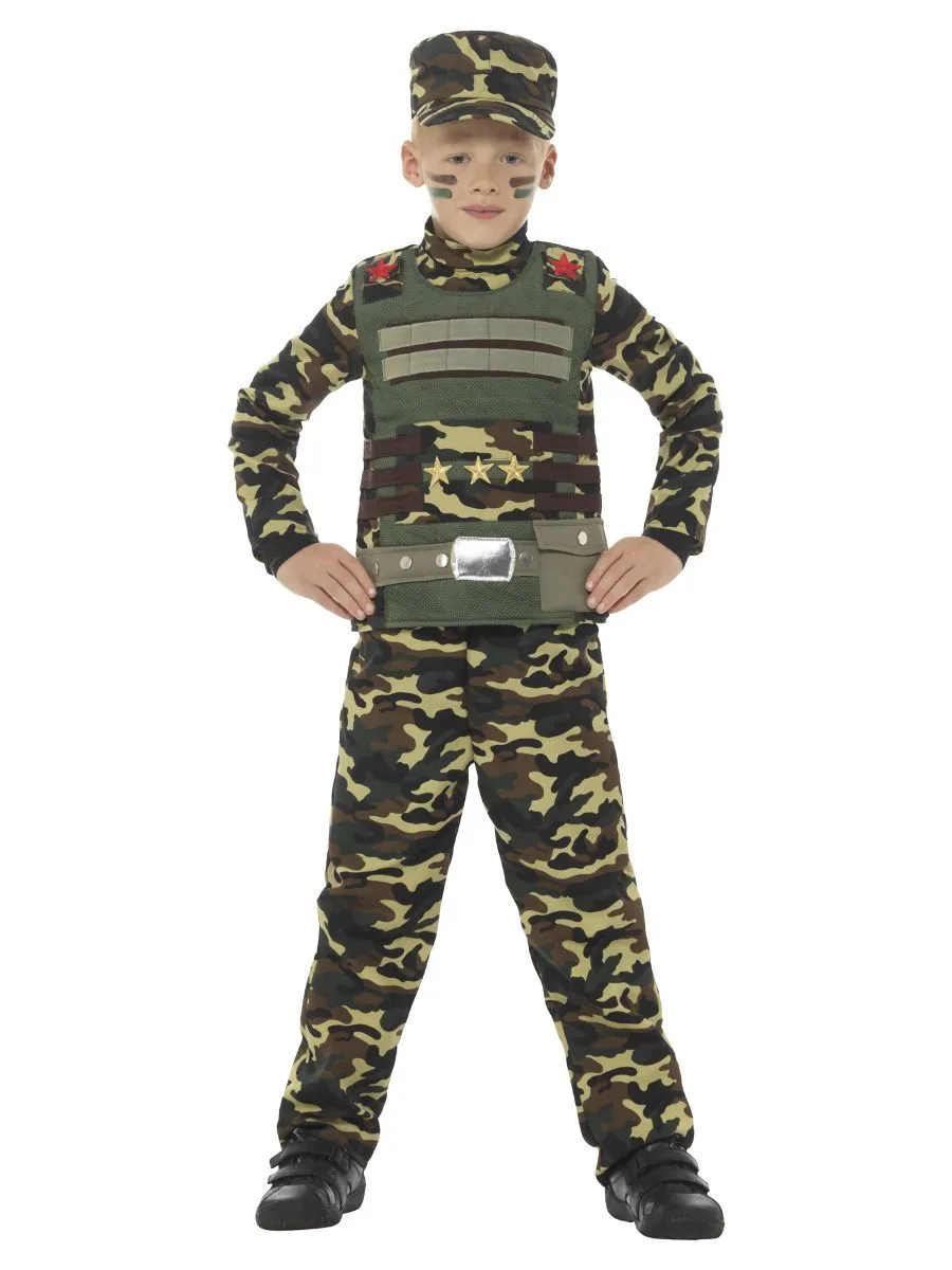 Camoflage Army Boy Costume