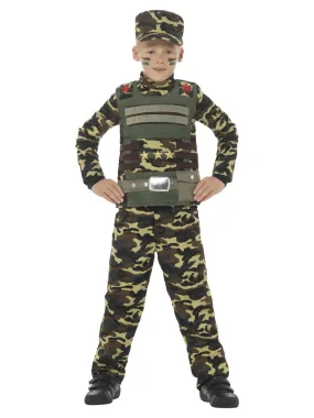 Camoflage Army Boy Costume