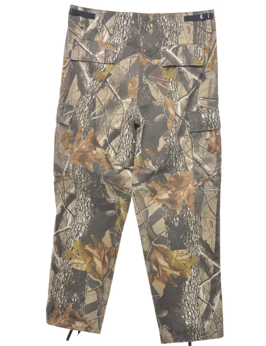 Camouflage Print Classic Cargo Trousers - W34 L31