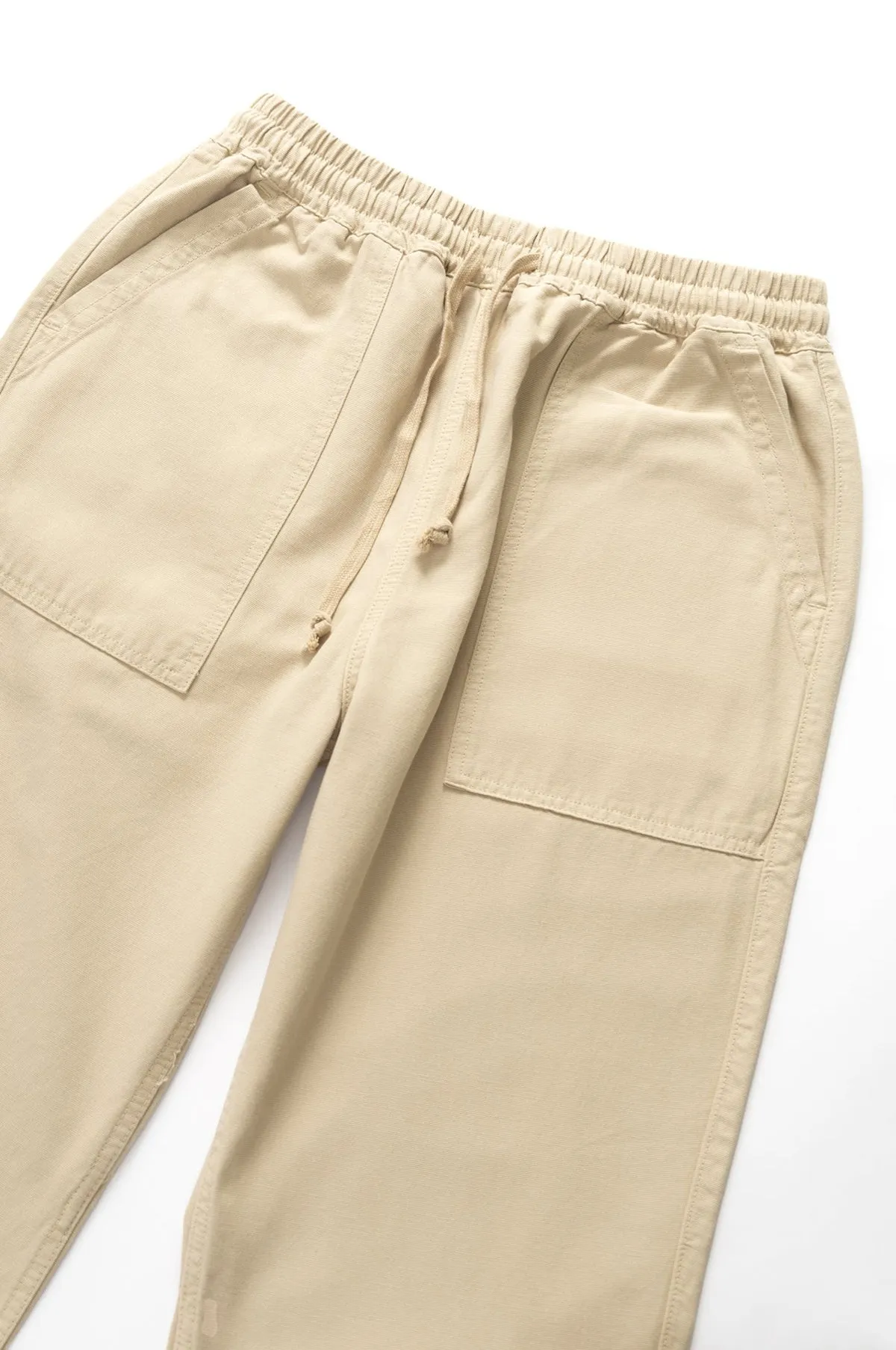 Canvas Chef Pants Pale Khaki