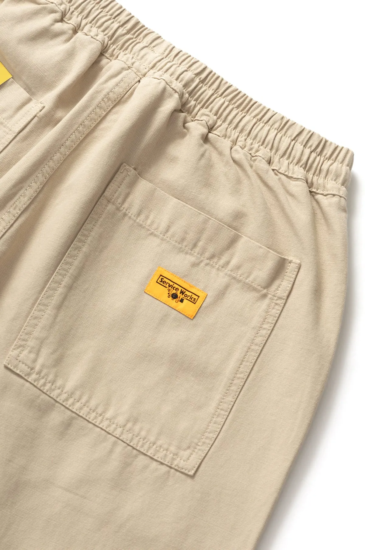 Canvas Chef Pants Pale Khaki