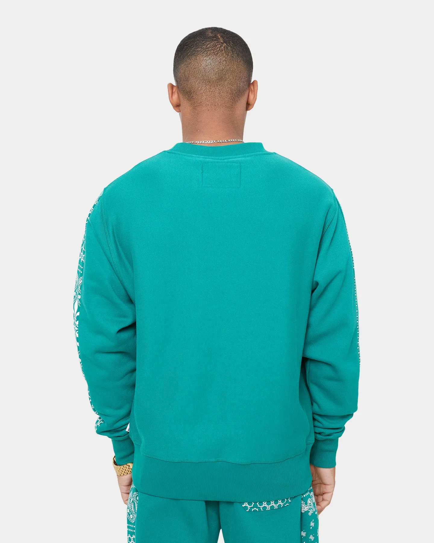 Carre Bandana Ultra Pocket Crewneck Deep Teal