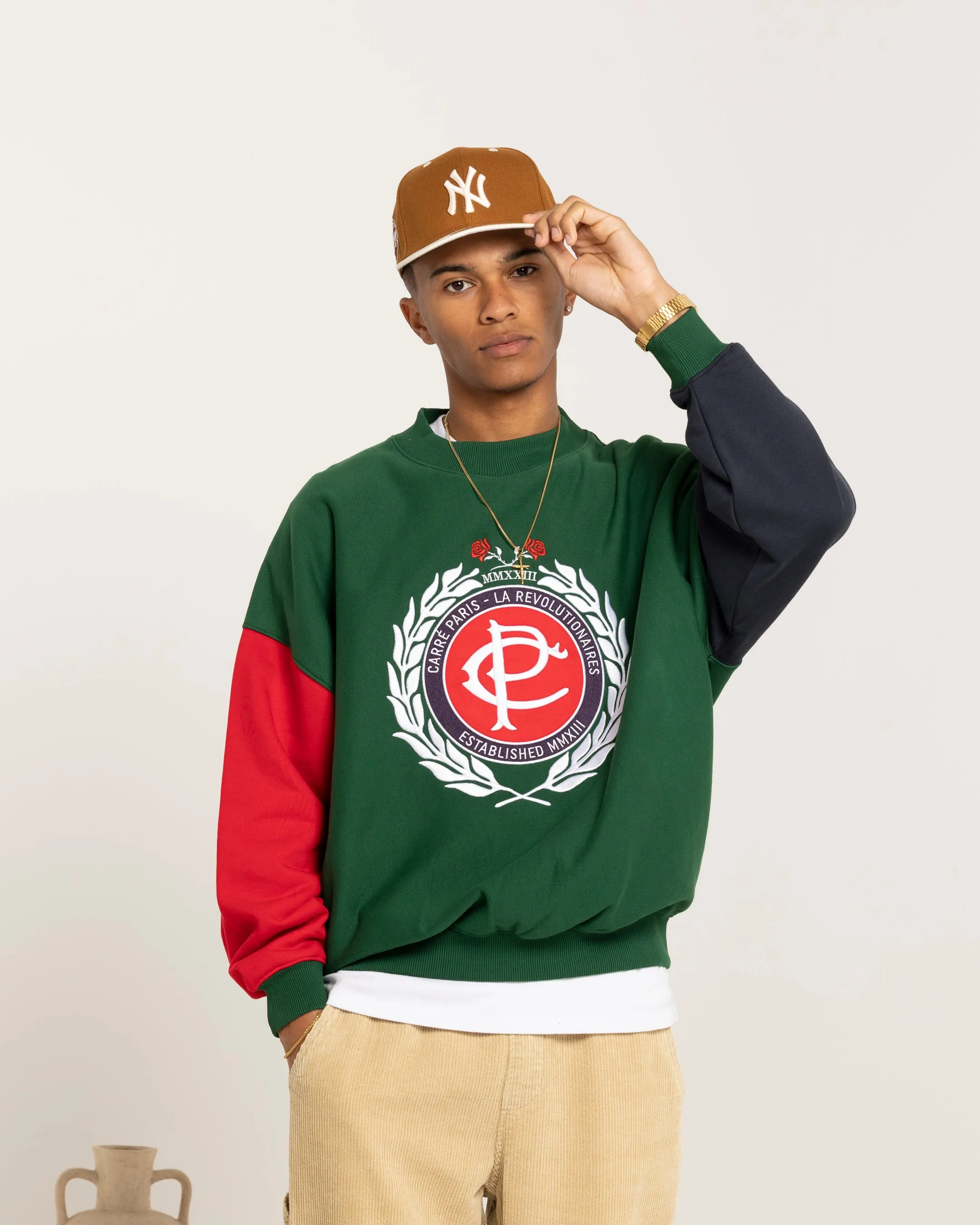 Carre Heritage Oversized Crewneck Multi