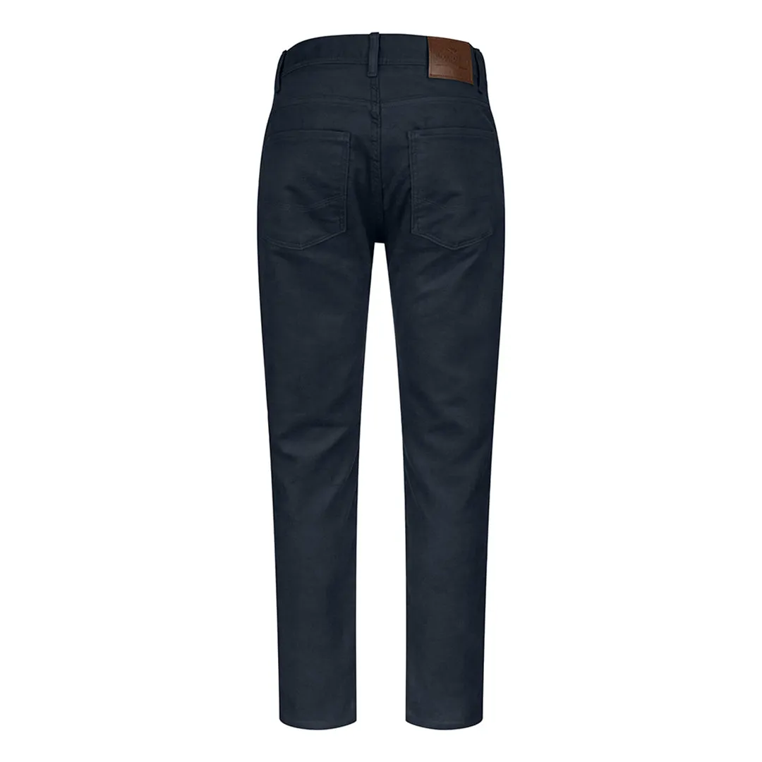 Carrick Stretch Technical Moleskin Jeans - Navy by Hoggs of Fife