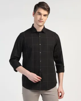 Casual Black Check Shirt - Meester