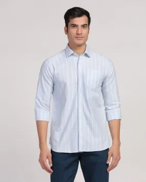 Casual Blue Stripe Shirt - Cooper